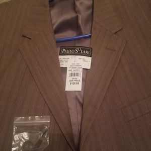 Men's Brown Suit and pants 46 regular, 38 waist